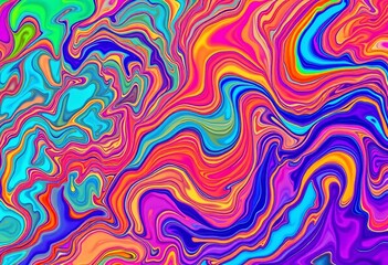 Abstract swirling colorful fluid art with a vibrant, energetic feel,  texture,  vibrant