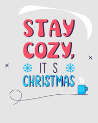  t shirt design stay cozy it s christmas