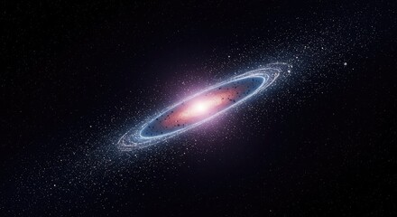 Deep cosmic void background showing conceptual fields of invisible gravitational forces distorting space and attracting minimal particles ,potential ,distortion ,minimal