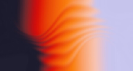 Abstract Gradient Swirl: Red, Orange, Purple Hues with Pixelated Texture