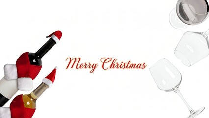 wine bottle and glass