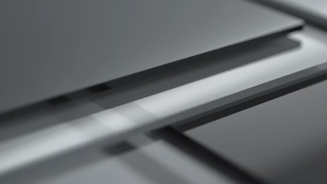 Abstract Shapes Morphing in Grey Scale Minimalist Motion Graphic