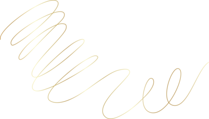 Spiral and swirl golden line icon. Design decoration