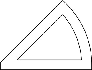 Set of geometric linear icons