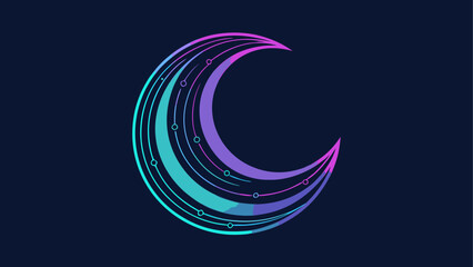 Ornamental Layered Ramadan Lantern with Geometric Cutout Design &ndash; Vector Illustration