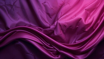 dark violet pink abstract background. silk satin velvet fabric. Elegant luxury rich. Curtain Curtain Folding Line Wave Flow