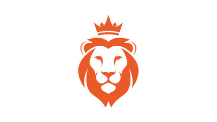 Stylized lion with crown logo
