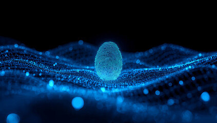 Digital fingerprint security identity technology access authentication