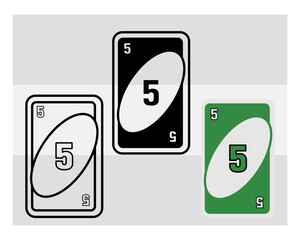 Card Game, Game Night, Family Party Game, Playing Card Game, Family Board Game, Silhouette, Cards Fun Game, Outline, Clipart,