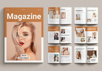 Minimal and Modern Magazine Layout