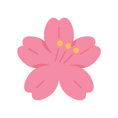 Flower icon, pink, nature, spring, beauty