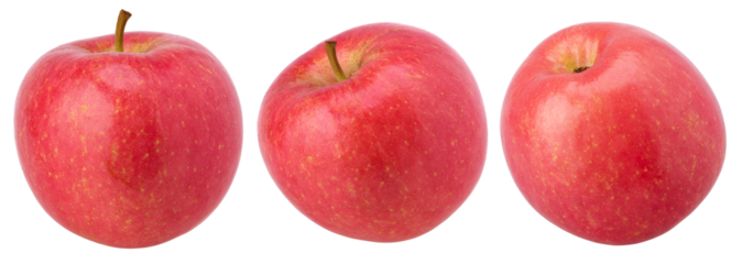 pink apple isolated, transparent PNG, PNG format, Collection, set