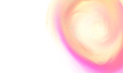  A gentle, abstract blend of soft pink and yellow hues creates a swirling, dreamy effect with a bright white space on the left.