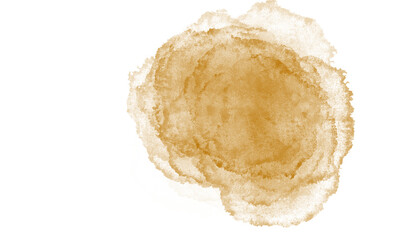 Abstract golden swirls and textures on white background