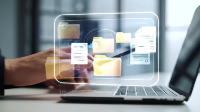 Digital Document Management System and Data Organization
