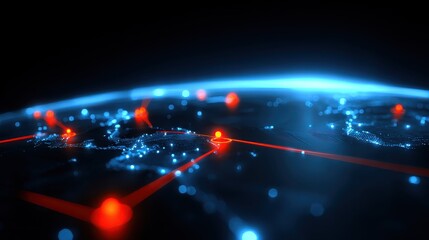 A deep space relay where intelligent satellites trace visual lines of program complexity helping navigators review a drifting issue through coordinated interaction