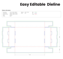 tray with self locking wall dieline template box dieline die lines packaging custom dieline  box cardboard box dieline pizza box dieline printable product packaging layout,
