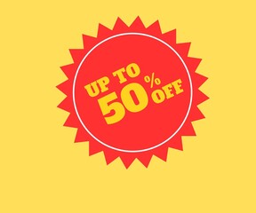 UP TO 50% OFF,  PERCENT LOGO, DISCOUNT OFFER, PERCENT LOGO, PERCENT ICON, 50% LOGO, 50%