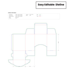 tuck top gravity feed box dieline template box dieline die lines packaging custom dieline  box cardboard box dieline pizza box dieline printable product packaging layout,
