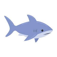 Illustration of a Blue Shark