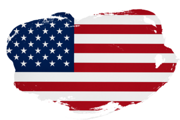 United States of America flag. The correct proportions and color