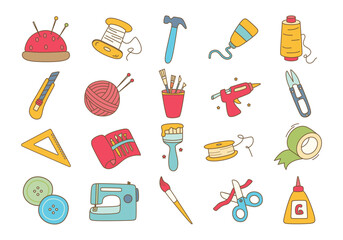 Handmade Crafting Equipment Element Set