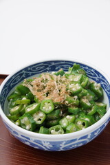 茹でたてオクラ野菜