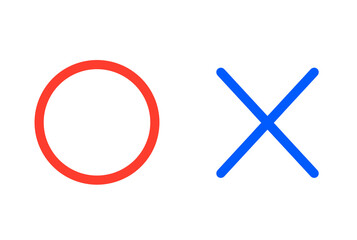 シンプルなマルバツ	