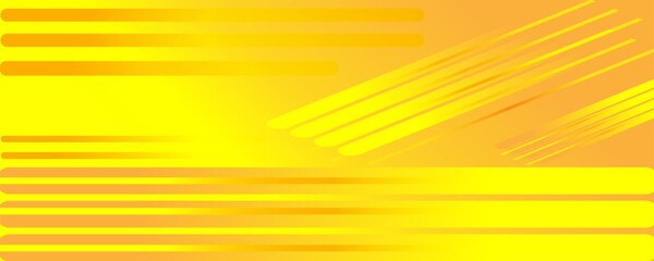 Modern futuristic graphic abstract background. Yellow background with stripes. Bright poster texture design, vector