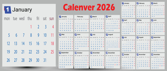 Vector file format for digital art and graphic design projects calendar 2026 