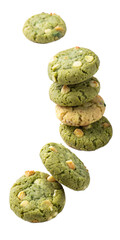 Fototapeta premium set of green cookies