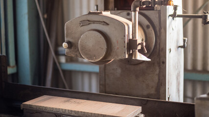 Vintage Surface Grinder Machine Used for Mold Polishing in Factory