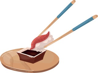 WeAssorted Sushi Roll Set Featuring Fresh Seafood, Gourmet Japanese Cuisine, Colorful Maki, Nigiri, Sashimi, Perfect for Gourmet Dining, Celebrations, and Seafood Lovers