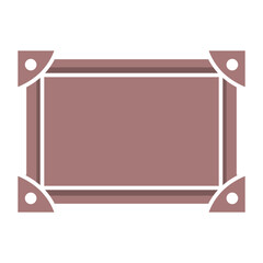 frame icon vector design template simple and modern