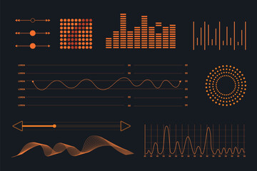Collection of Abstract Data Visualization and User Interface Components