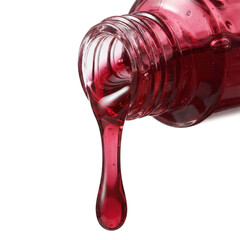 Vibrant Red Nail Polish Pour Splash &ndash; Beauty Cosmetics