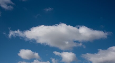 Obraz premium Sky Blue Clouds Horizon Nature Scenic Atmosphere Background