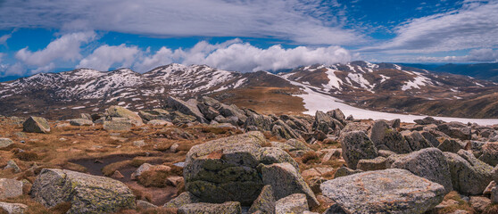 Panorama From Kosciuszko Summit 