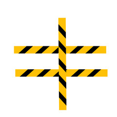 warning tape symbol sign