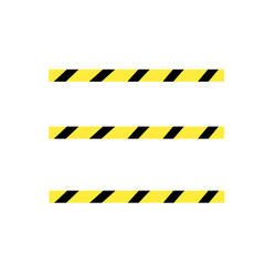 warning tape symbol sign