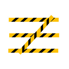 warning tape symbol sign