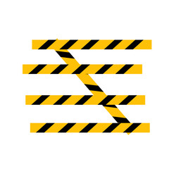 warning tape symbol sign