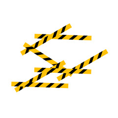 warning tape symbol sign