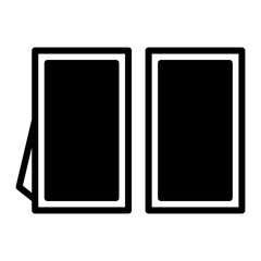 frame icon vector design template simple and modern