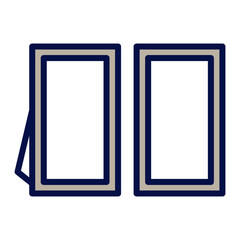 frame icon vector design template simple and modern