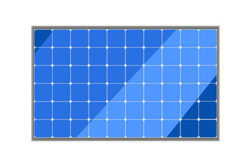 solar panel. alternative electricity. energy independence. vector illustration