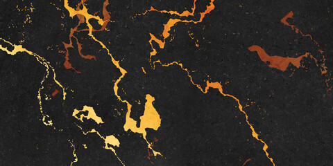 Black marble texture background with golden veins, modern marble, natural pattern for background, Abstract luxury marble for ceramic wall , floor tiles, wallpaper, decoration, or any desired idea.