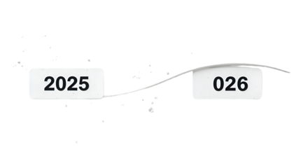 Visualizing the Journey from Two Thousand Twenty-Five to Two Thousand Twenty-Six