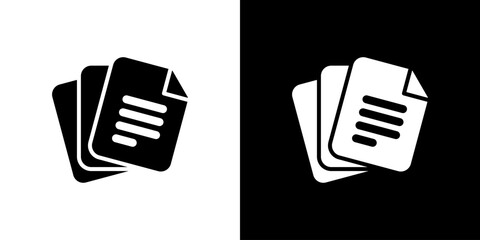 重なった書類のアイコン