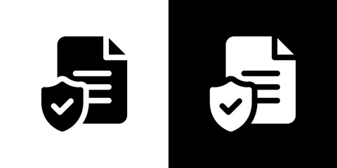 書類とセキュリティのアイコン